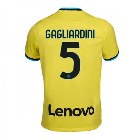 Fotbalové dres Inter Milán GAGLIARDINI 5 Alternativní 2022-23 Krátký Rukáv